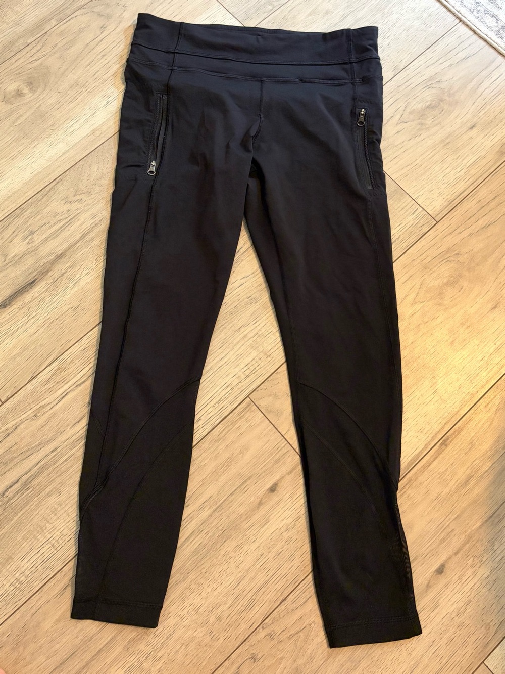 lululemon athletica Black Zip-Pocket Leggings
